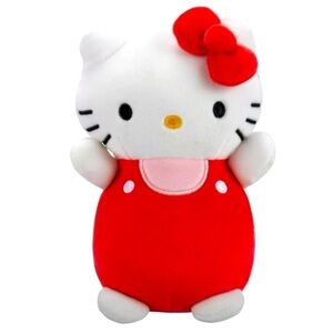 Squishmallow - 6 inch Hugmee - Hello Kitty Red and White EUC
